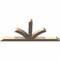 Ekena Millwork Richland Smooth Timber Gable Bracket, Douglas Fir, 96"W x 44"H x 5 1/2"D x 5 1/2"F, 11/12 Pitch GBW096X44X0606RIC00SDF - alternate 3